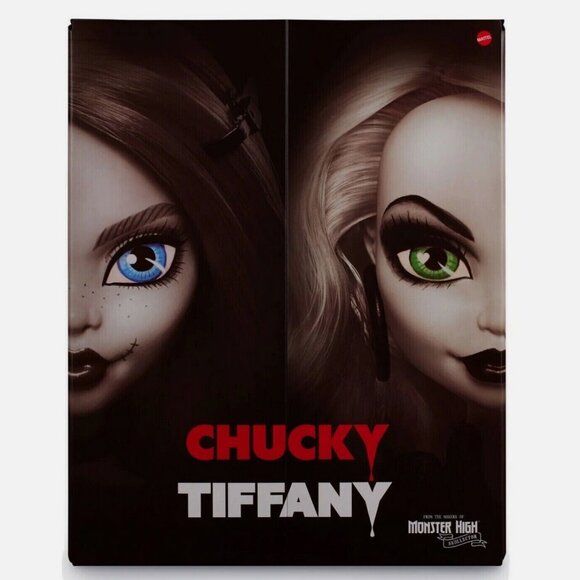 Monster high skullector Chucky & Tiffany Doll Collector 2-pack Set! Sealed New - Picture 4 of 9